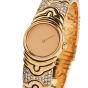 Bvlgari Parentesi  Diamond 18K Gold Cuff Bangle Ladies Watch