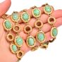 Vintage 1970S  Diamond GIA Natural Ruby Carved Jade Pendant Necklace