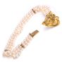 Estate Diamond Emerald 18k Gold Panther Pearl Necklace 