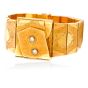 Vintage Diamond Gold  Engraved Bracelet Bracelet Omega Watch
