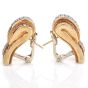 C. Krypell Diamond Sapphire 18K Gold Earrings