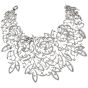 Stefan Hafner 27.70cts Diamond Lace 18k White Gold Necklace