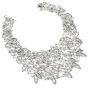 Stefan Hafner 27.70cts Diamond Lace 18k White Gold Necklace