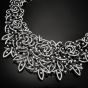 Stefan Hafner 27.70cts Diamond Lace 18k White Gold Necklace