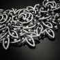 Stefan Hafner 27.70cts Diamond Lace 18k White Gold Necklace