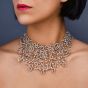 Stefan Hafner 27.70cts Diamond Lace 18k White Gold Necklace