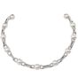 Estate 22.00 carats Diamond Southsea Pearl 18K Gold  Link Necklace