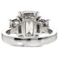 GIA 5.47cts Diamond I-VVS2 Engagement Diamond Three stone Ring