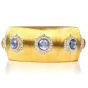 Buccellati Vintage Cabochon Blue Sapphire 18K Gold Cuff Bracelet