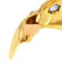 Buccellati Vintage Cabochon Blue Sapphire 18K Gold Cuff Bracelet