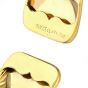 Buccellati Vintage Cabochon Blue Sapphire 18K Gold Cuff Bracelet