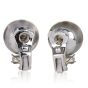 Estate Diamond 14mm Gray South Sea Pearl Platinum Clip-on Stud Earrings