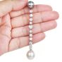 Cartier Calin Collection Heart Diamond Tahitian South Sea Pearl Lariat Drop Gold-Necklace