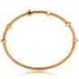 Ecrou de Cartier 18K Gold Bolts Bangle Bracelet Size 19-Dover Jewelry
