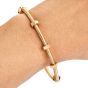 Ecrou de Cartier 18K Gold Bolts Bangle Bracelet Size 19-Dover Jewelry