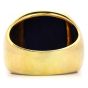 Estate Lapiz Lazuli 18K Yellow Gold Men's Signet Ring