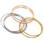 Estate Diamond Yellow Pink Sapphire 18K Tri-Color Gold 7 Days Of the Week Stackable Semanario Bangle Bracelets