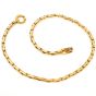 Vintage Cartier Agrafe 18K Yellow Gold Link Chain Necklace
