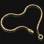 Vintage Cartier Agrafe 18K Yellow Gold Link Chain Necklace