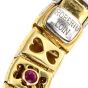 Roberto Coin Appassionata Diamond 18K Yellow Gold Classic Link Choker Necklace
