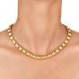 Roberto Coin Appassionata Diamond 18K Yellow Gold Classic Link Choker Necklace