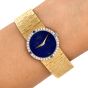 Vintage Piaget Lapis Lazuli Diamond Sapphire 18K Gold Ladies Watch