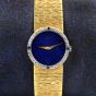Vintage Piaget Lapis Lazuli Diamond Sapphire 18K Gold Ladies Watch