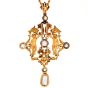 Carrera y Carrera Rose Cut Diamond 18K Gold Twin Cherub Gemini Pin Brooch Pendant 