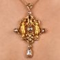 Carrera y Carrera Rose Cut Diamond 18K Gold Twin Cherub Gemini Pin Brooch Pendant 