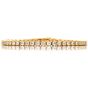 Classic 5.25CT Diamond 14K Yellow Gold Tennis Bracelet