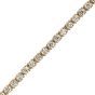 Classic 5.25CT Diamond 14K Yellow Gold Tennis Bracelet