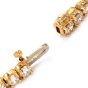 Classic 5.25CT Diamond 14K Yellow Gold Tennis Bracelet