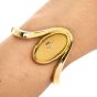 Girard Perragaux 1980s 18K Gold Oval Dial Bangle Watch-Dover Jewelry