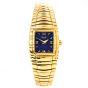 Piaget Tanagra Ref 16051 M 401 D  18k Ladies Lapis Dial Gold Watch