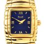 Piaget Tanagra Ref 16051 M 401 D  18k Ladies Lapis Dial Gold Watch