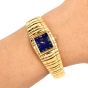 Piaget Tanagra Ref 16051 M 401 D  18k Ladies Lapis Dial Gold Watch