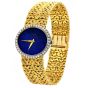 Vintage Piaget Diamond Lapis Lazuli Dial 18K Gold Ladies Watch