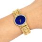 Vintage Piaget Diamond Lapis Lazuli Dial 18K Gold Ladies Watch