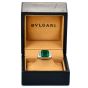 Bvlgari Bulgari 4.59cts Emerald Diamond Platinum Estate Pinky Cocktail Ring