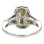 Rare 5.33ct Natural AGL Color Change Alexandrite Diamond Platinum Ring