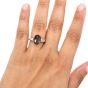 Rare 5.33ct Natural AGL Color Change Alexandrite Diamond Platinum Ring