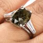 Rare 5.33ct Natural AGL Color Change Alexandrite Diamond Platinum Ring
