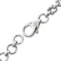 Estate 24.00 Carat round-cut  Diamond 18k gold Fringe Necklace
