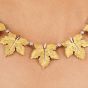 Mario Buccellati 18K Yellow Gold Maple Leaf Pendant Necklace