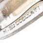 Mario Buccellati Vintage 18K Rose Gold Sterling Silver Rigato Wide Cuff Bracelet