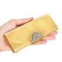   Vintage Italian Diamond Solid 18K Gold Tiara Compact Box -Dover jewelry