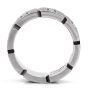 Cartier Diamond Maillon Panthere 18K White Gold Open Link Ladies Band Ring