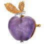 Vintage Buccellati Cabochon Amethyst 18K Two-Tone Gold Apple Brooch Pin