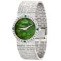 Piaget Vintage Green jade Dial Diamond Gold Ladies Watch