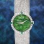 Piaget Vintage Green jade Dial Diamond Gold Ladies Watch